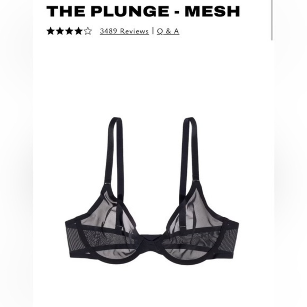 Cuup The Plunge Mesh Bra 32D